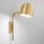 Domed Metal Shade Swivels Left To Right Using A Handle To Position For Convenient Task Lighting. Swings Left To Right...