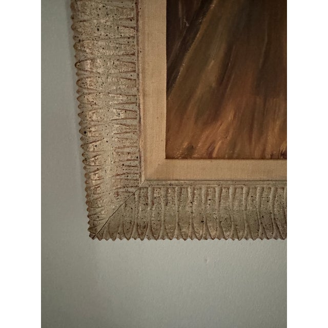 this is an oil on canvas painting purchased by my father-in-law in Los Angeles, actually married to Donna Reed. he was a...