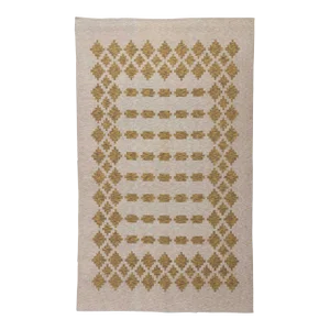 Reversible Vintage Swedish Kilim Rollakan Rug, 6'00 X 9'10