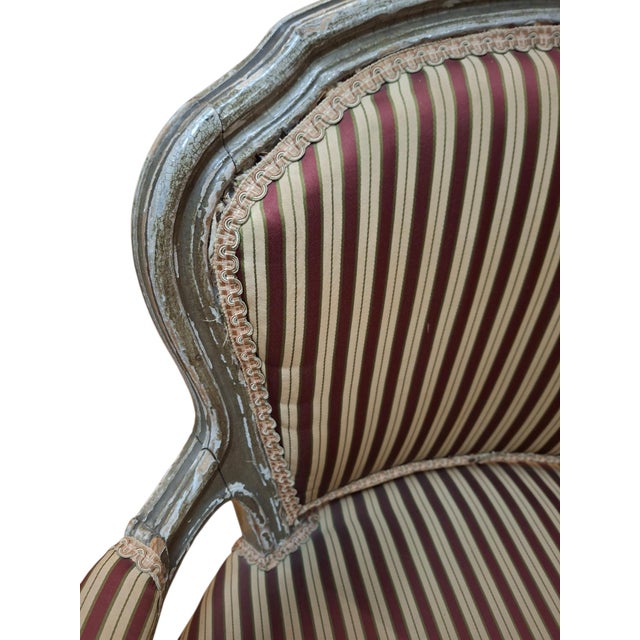 Pair of Late 18th-Early 19th C. Louis XV Style Child's Fauteuils For Sale - Image 11 of 15
