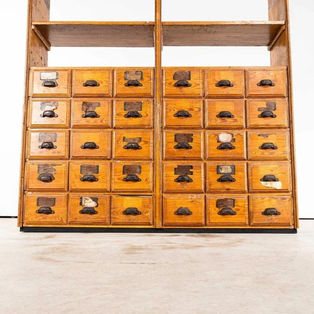 Wood Vintage Faux Wood Workshop Shelving, 1940s For Sale - Image 7 of 9
