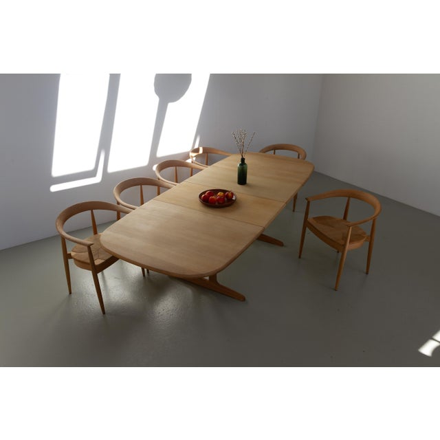 Danish Modern Oak Extendable Dining Table by Gangsø Møbler, 1970s For Sale - Image 6 of 18