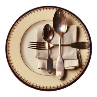 Late 19th Century English Traditional Set of Flatware - Silverplated For Sale