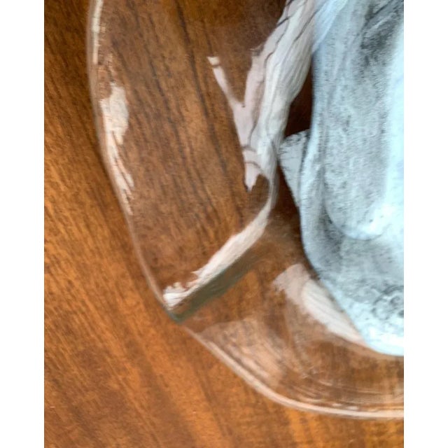 Vintage German Art Collection Glass Plate or Bowl by Hans Jürgen Richartz for Mathildenhütte, Solingen For Sale - Image 3 of 10