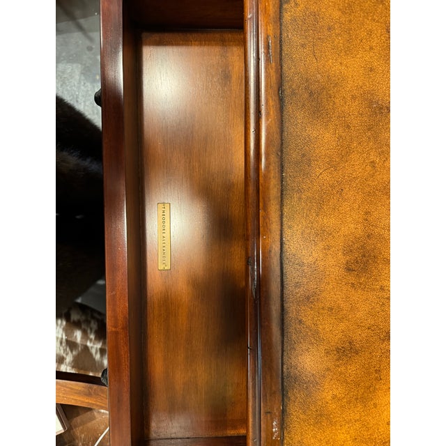 Arts & Crafts Vintage Theodore Alexander Mahogany Console For Sale - Image 3 of 11