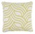 Schumacher Sangomar Applique 22" Pillow in Citron For Sale