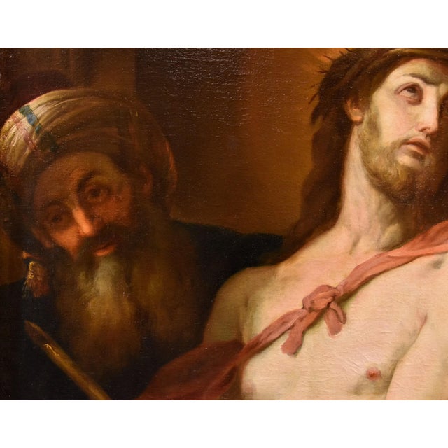 Workshop of Valerio Castello, Ecce Homo, 1650, Oil on Canvas, Framed For Sale - Image 11 of 17