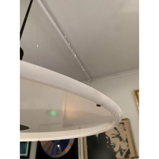 Black Frisbi Pendants from Castiglioni, 1978, Set of 2 For Sale - Image 8 of 9