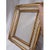 1960s Ornate Mediterranean Wood Glass 9.5x7.5 Picture Frame Carved Gold Beige Italian For Sale - Image 9 of 15