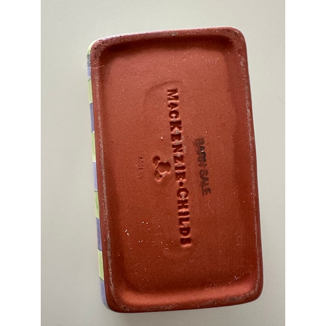 Mackenzie Childs MacKenzie-Childs Piccadilly Little Loaf Pan For Sale - Image 4 of 4