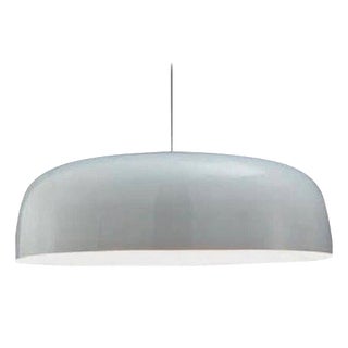 White Canopy 421 Suspension Lamp by Francesco Rota for Oluce For Sale