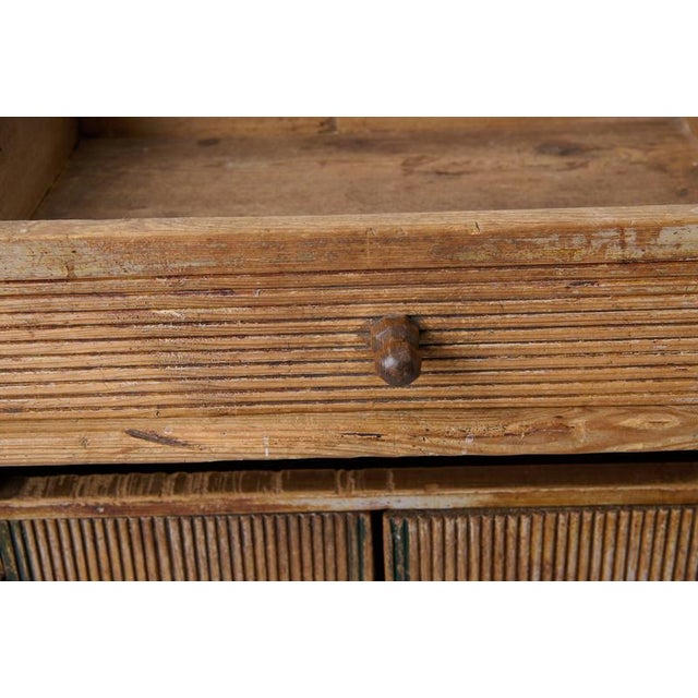 Wood Antique Swedish Sideboard in Pine, 1820 For Sale - Image 7 of 11