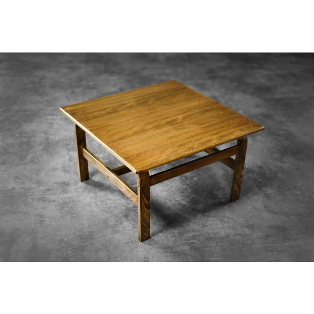 1960s Mid-Century Scandinavian Modern Oak Coffee Table by Karl-Erik Ekselius for Joc Vetlanda, 1960s For Sale - Image 5 of 18