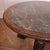 Late 19th C English carved oak & marble lamp table. 1890 This piece is designed in the style of the selected designer...