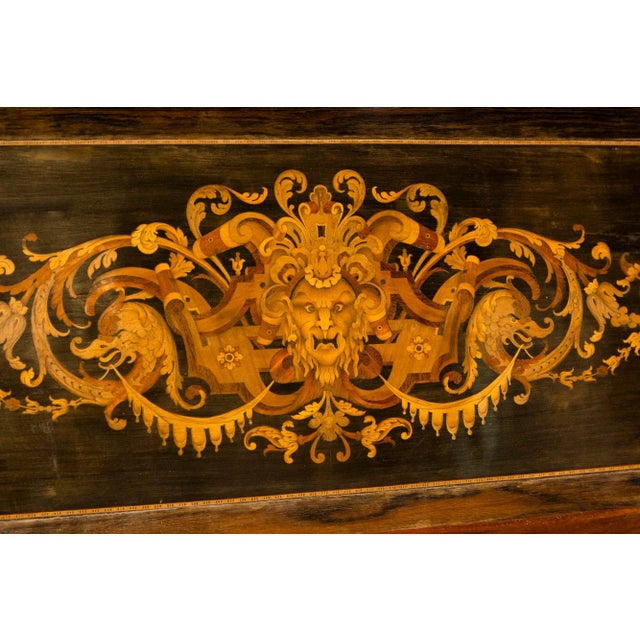 19th Century French Framed Marquetry Piece For Sale In San Francisco - Image 6 of 7