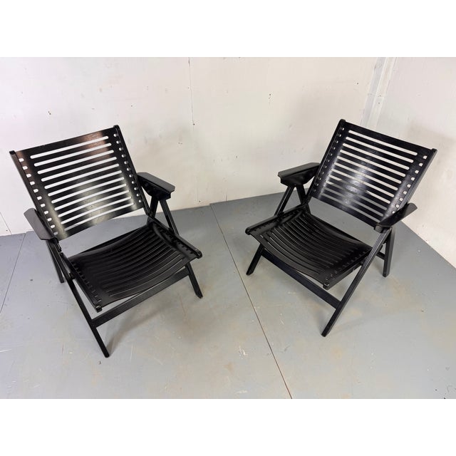 Wood Vintage Rex Easy Chairs in Plywood by Niko Kralj for Stol Kamnik, 1960s, Set of 2 For Sale - Image 7 of 10