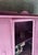 Vintage Romantic Petite Hutch From the 1930s Custom Painted a Beautiful Dusty Pink For Sale - Image 4 of 11