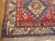 Tribal 1930s Antique Kurdish Diamond Classic Tribal Coral Hallway Runner Rug For Sale - Image 3 of 6