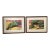 Pair of Susan R. Wilson Original Oilstick Landscapes "Ample Spaces" & "Spaces With River," Signed and Dated 2002 For Sale