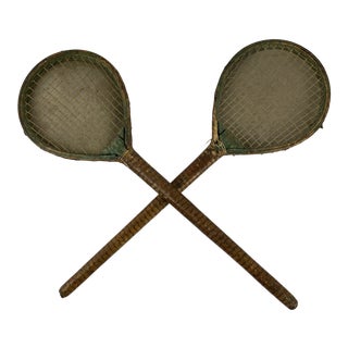 English 19th C Table Tennis Racquets
