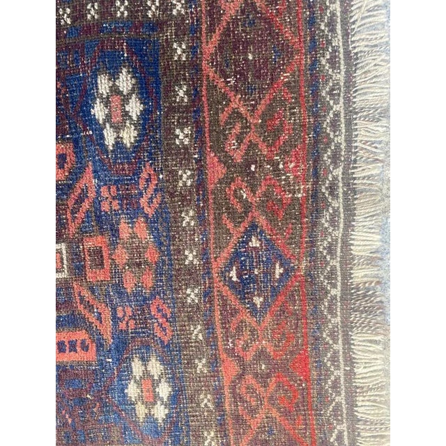 Antique Turkmen Baluch Rug For Sale - Image 5 of 18