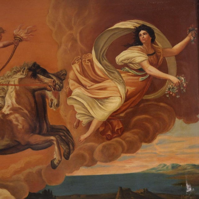 The Chariot of Dawn After Guido Reni, 1840, Oil on Canvas, Framed For Sale - Image 4 of 16