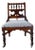 Antique Victorian Gothic Revival and Biedermeier Style Side Chair For Sale