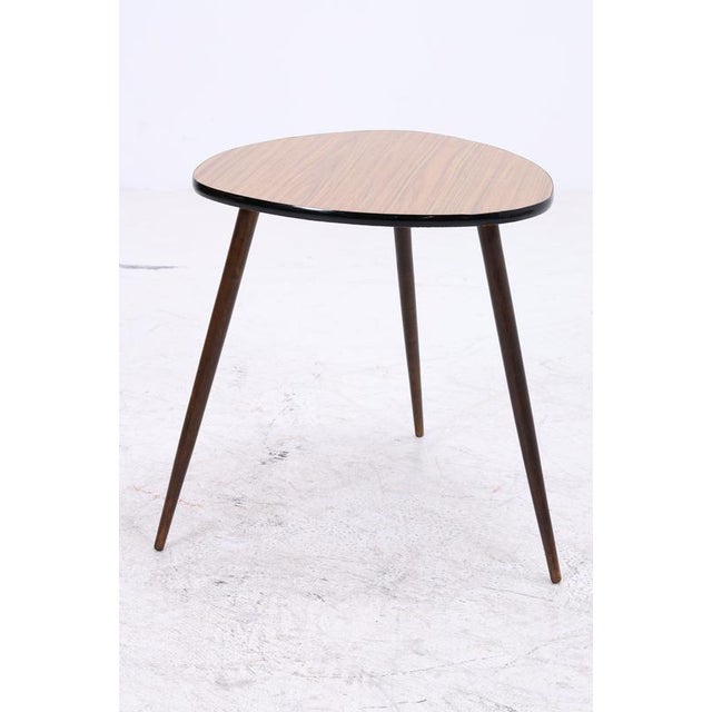 Vintage Wooden Side Table, 1960s For Sale - Image 4 of 10