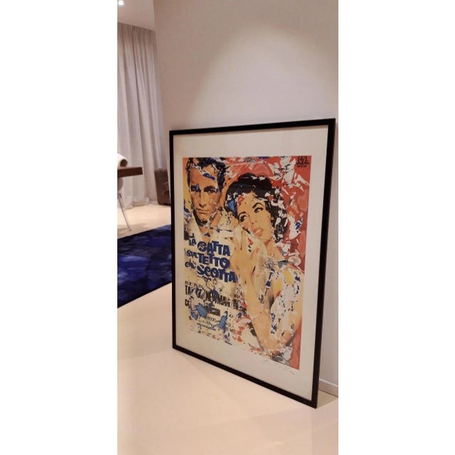 Beige La gatta sul tetto che scotta, 1998 Mimmo Rotella For Sale - Image 8 of 9