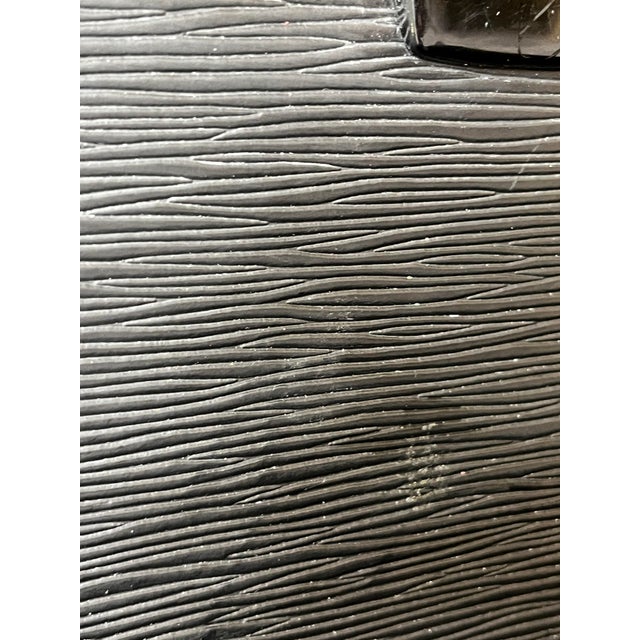 Vintage 1980s Louis Vuitton Black Epi Ombre Clutch With Resin Handles For Sale - Image 11 of 13