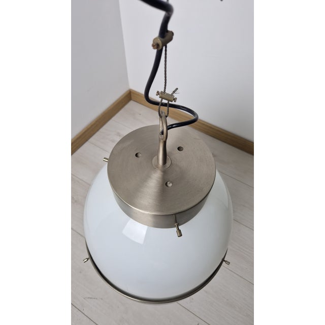 Large Delta Chandelier in Burnished Brass by Sergio Mazza for Artemide, 1960s For Sale - Image 6 of 9