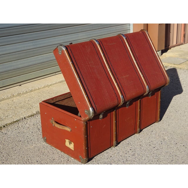 Vintage Cabin Trunk, 1930s For Sale - Image 17 of 18