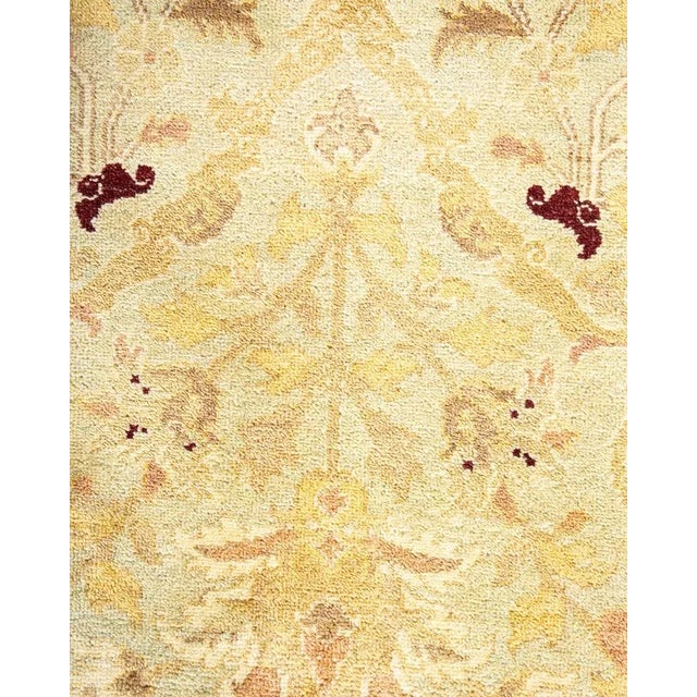 Traditional Eclectic, One-of-a-Kind Hand-Knotted Area Rug in Light Blue, 9' 0" x 12' 0" For Sale - Image 3 of 8