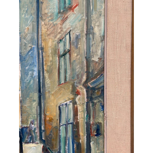 Emil Hellbom, Gamla Stan (Town), 1920s, Oil on Panel, Framed For Sale - Image 16 of 18