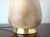 Metal Mid-Century Modern Textured Ceramic Table Lamp For Sale - Image 7 of 9