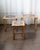 Mid-Century Modern Attributed to Henning Kjærnulf Danish Oak & Tile Nesting Tables for Edmund Pedersen, 1970s For Sale - Image 3 of 12