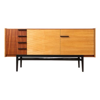 Mid-Century Modern Sideboard by Frantisek Mezulanik for Up Závody, 1960s For Sale