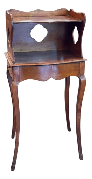 19th Century French Side Table With Openwork Cabinet