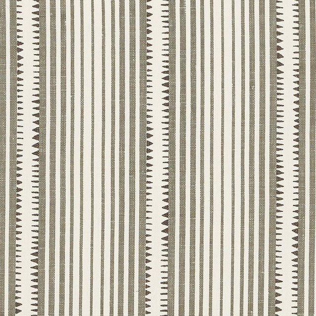 Schumacher X David Oliver Moncorvo Fabric in Slate For Sale
