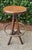 Early 20th Century Early Twentieth Century Heavy Solid Wood and Brass Swivel Industrial Drafting Stool For Sale - Image 6 of 9