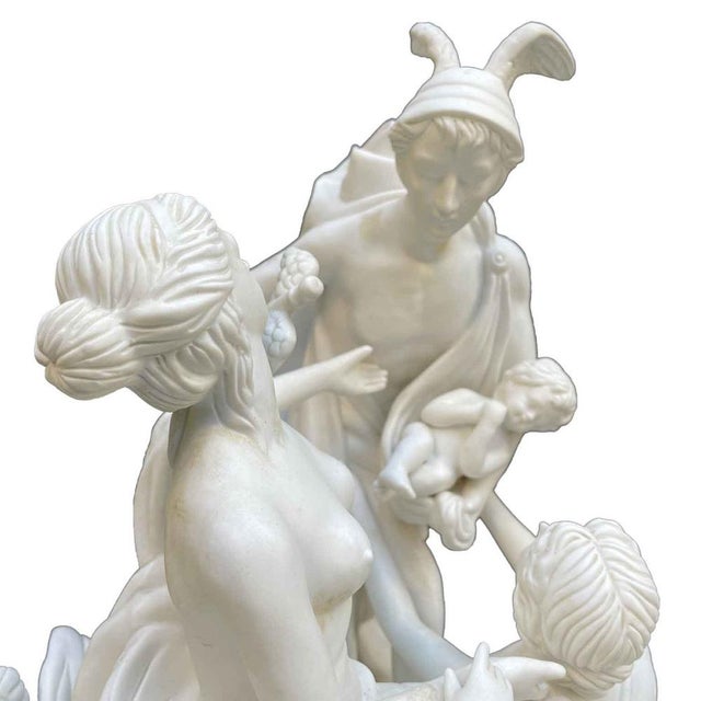 Biscuit Porcelain Centerpiece, 1900s For Sale - Image 4 of 11
