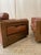 Italian Leather Club Chairs, 1960s, Set of 2 For Sale - Image 11 of 12