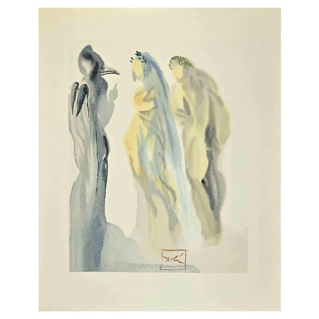 Salvador Dali, The Heaven of Venus, Woodcut Print, 1964 For Sale