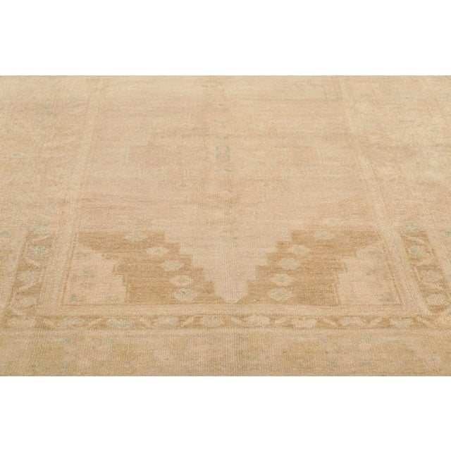 Vintage Turkish Oushak Rug - 04'04 X 08'06 For Sale - Image 4 of 8