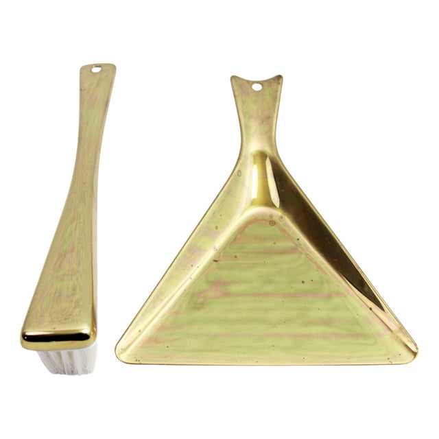 Shovel and Table Brush, France, 1970s, Set of 2 For Sale