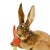 Presenting an exquisite example of Mid-Century German porcelain artistry: the "Bunny with Carrot" figurine, designed by...