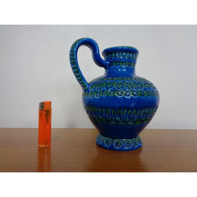 Ceramic jug vase from Aldo Londi for Bitossi from the 1960s. This piece has an attribution mark, I am sure that it is...