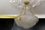 French Art Deco White Frosted Glass and Bronze Pendant Light with Floral Motifs, 1930s For Sale - Image 16 of 18