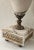 French 1920s Louis XVI Style Marble Table Lamp – Cherub & Garland Ormolu Accents For Sale In Los Angeles - Image 6 of 12