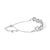 Indulge in the luxurious romance of the .925 Sterling Silver Bolo Bracelet, a masterpiece designed to capture hearts with...